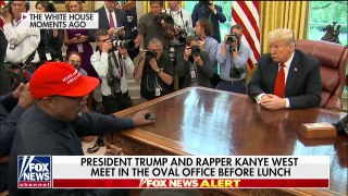 President Trump and Kanye West meet in Oval Office