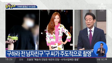 여성 수사관만?…구하라 동영상, 때아닌 논쟁