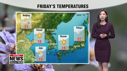 Sweater weather this morning, first frost of season in Seoul _ 101218