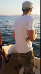 Lad 'catches' a bottle of Buckfast whilst fishing