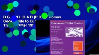 D.O.W.N.L.O.A.D [P.D.F] Thomas Cook Guide to European Night Trains Winter 1999/2000 (Travel