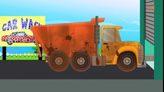 Tv cartoons movies 2019 Dumpster Truck   Car Wash