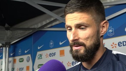 Bleus - Giroud : "C'est une vraie piqûre, on était prévenu"