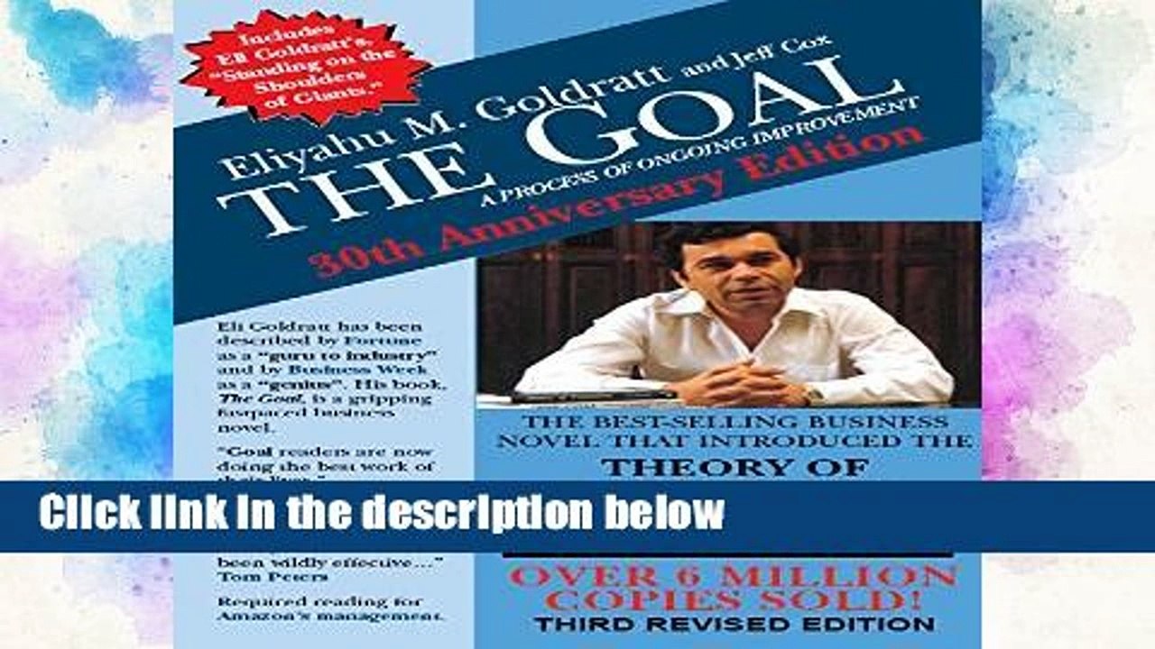 [P.D.F] The Goal: A Process of Ongoing Improvement [E.P.U.B]