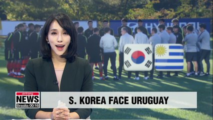 S. Korean men's football team looking to end winless streak against Uruguay