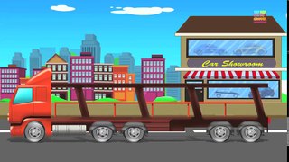 Tv cartoons movies 2019 Auto Transport Truck   Learn Vehicles   Formation and Uses   kids videos
