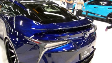 Lexus LC 500 Marvel Black Panther at OC Car Show 2018