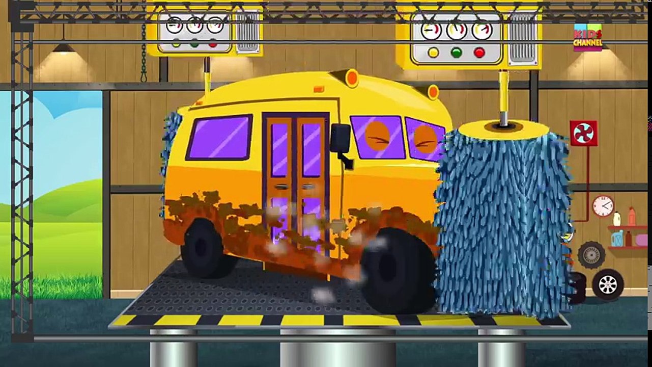 Tv cartoons movies 2019 Kids channel   tractor   car wash songs for children   cartoon farm vehicles