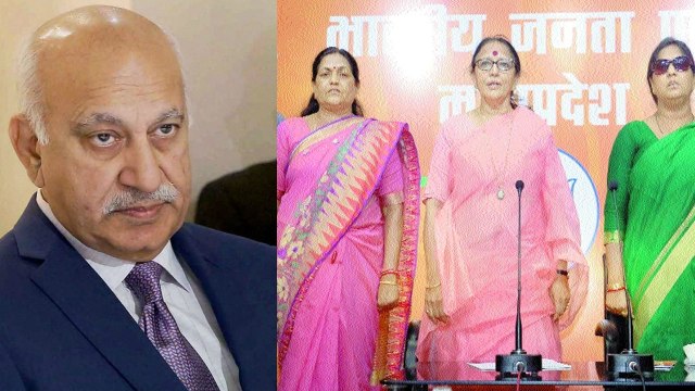 #MeToo Campaign में फंसे MJ Akbar के BJP महिला मोर्चा अध्यक्ष Lata Elkar का साथ|वनइंडिया हिंदी