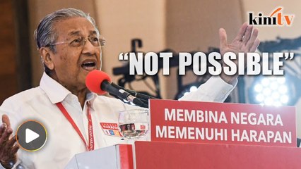 Dr Mahathir: Toll-free roads not possible, I was against it