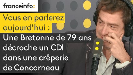 Une Bretonne de 79 ans décroche un CDI dans une crêperie de Concarneau