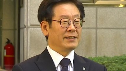 압수수색 당한 이재명, 기자들 앞에서 남긴 말 / YTN