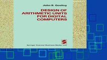Best product  Design of Arithmetic Units for Digital Computers