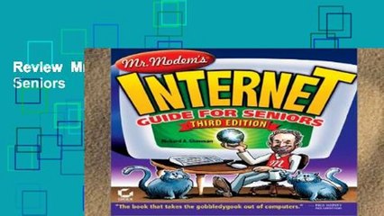 Review  Mr. Modem s Internet Guide for Seniors
