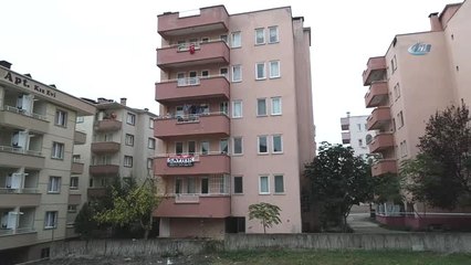 Çökme Tehlikesiyle Tahliye Edilen 6 Katlı Apartman Havadan Görüntülendi
