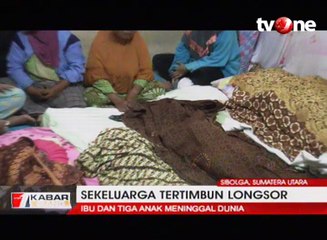 Satu Keluarga Tewas Tertimpa Longsor
