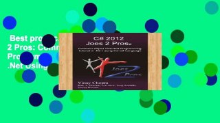 Best product  C# 2012 Joes 2 Pros: Common Object Oriented Programming Tutorial in .Net Using the