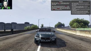 GTA 5 PC Online Po Polsku [#909] POLICJA w Lexus /z Bertbert
