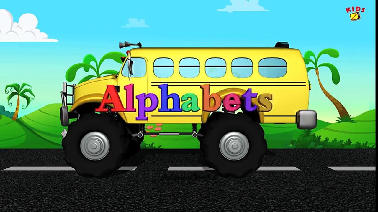 Tv cartoons movies 2019 Monster truck Alphabets   ABC