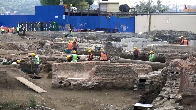 Beşiktaş'taki üniversitenin inşaat alanında tarihi kalıntı bulundu - İSTANBUL
