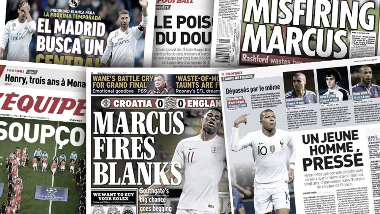 Le nouveau record de Kylian Mbappé, la presse anglaise en veut à Marcus Rashford