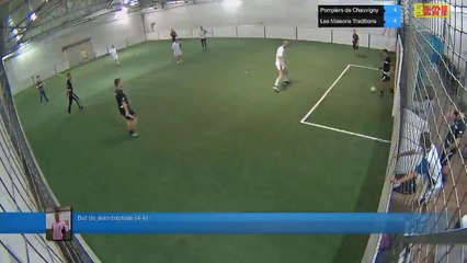 But de jean-baptiste (4-4) - Pompiers de Chauvigny Vs Les Maisons Traditions - 11/10/18 20:00