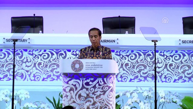 IMF-Dünya Bankası Yıllık Toplantıları - Endonezya Devlet Başkanı Widodo - BALİ