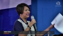 Nancy Binay files COC, escorted by brother amid sibling rivalry