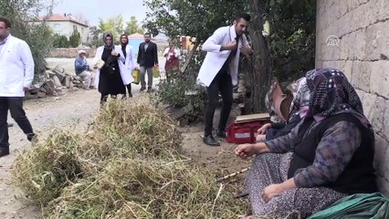 Hastaneye gidemeyen vatandaşlar için tarlada sağlık hizmeti - KAYSERİ