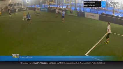 Faute de Romain - LES DERNIERS Vs BOCA SENIORS - 11/10/18 21:30 - Bordeaux Soccer Park