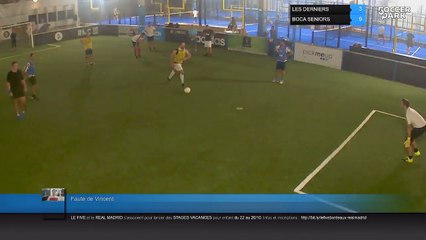 Faute de Vincent - LES DERNIERS Vs BOCA SENIORS - 11/10/18 21:30 - Bordeaux Soccer Park