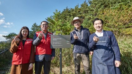 [기업] 롯데주류, 강원도 삼척에 '처음처럼 숲' 완공 / YTN