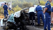Milas-Bodrum Karayolunda Katliam Gibi Kaza: 2 Ölü, 23 Yaralı