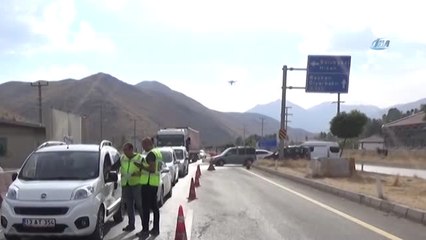 Bitlis'te Drone Destekli Trafik Denetimi