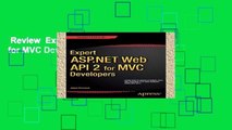 Review  Expert ASP.NET Web API 2 for MVC Developers