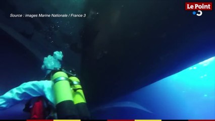 Corse : les images sous marines de la collision