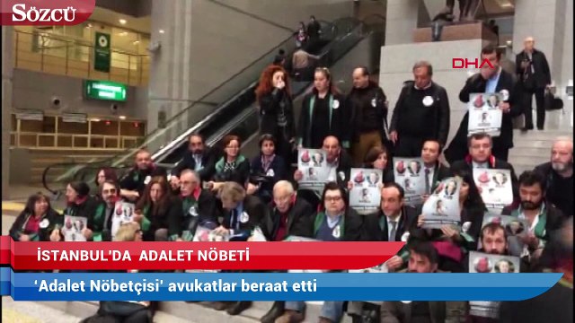 ‘Adalet Nöbetçisi’ avukatlar beraat etti