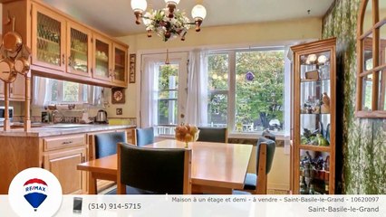 Maison à un étage et demi - à vendre - Saint-Basile-le-Grand - 10620097