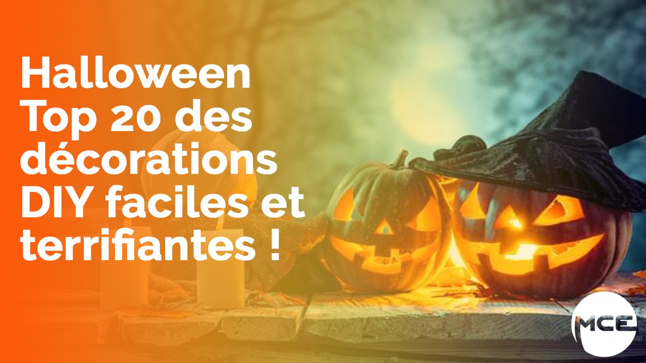 Halloween: Top 20 des décorations DIY faciles et terrifiantes !