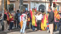 Arranca la manifestación por la unidad de España en el centro de Barcelona