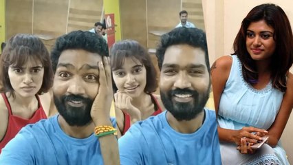 தளபதி விஜய் வசனம் சொல்லும் ஓவியா வைரல் வீடியோ