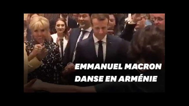 La danse arménienne d'Emmanuel et Brigitte Macron
