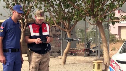 Hatay'da 'drone' ile havadan trafik denetimi yapıldı