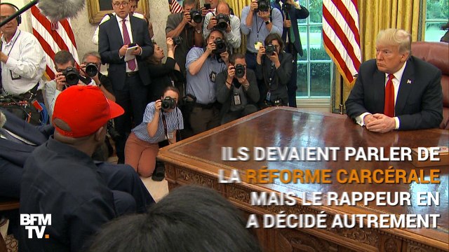 Superman , univers alternatifs et jet à hydrogène : le discours lunaire de Kanye West face à Donald Trump