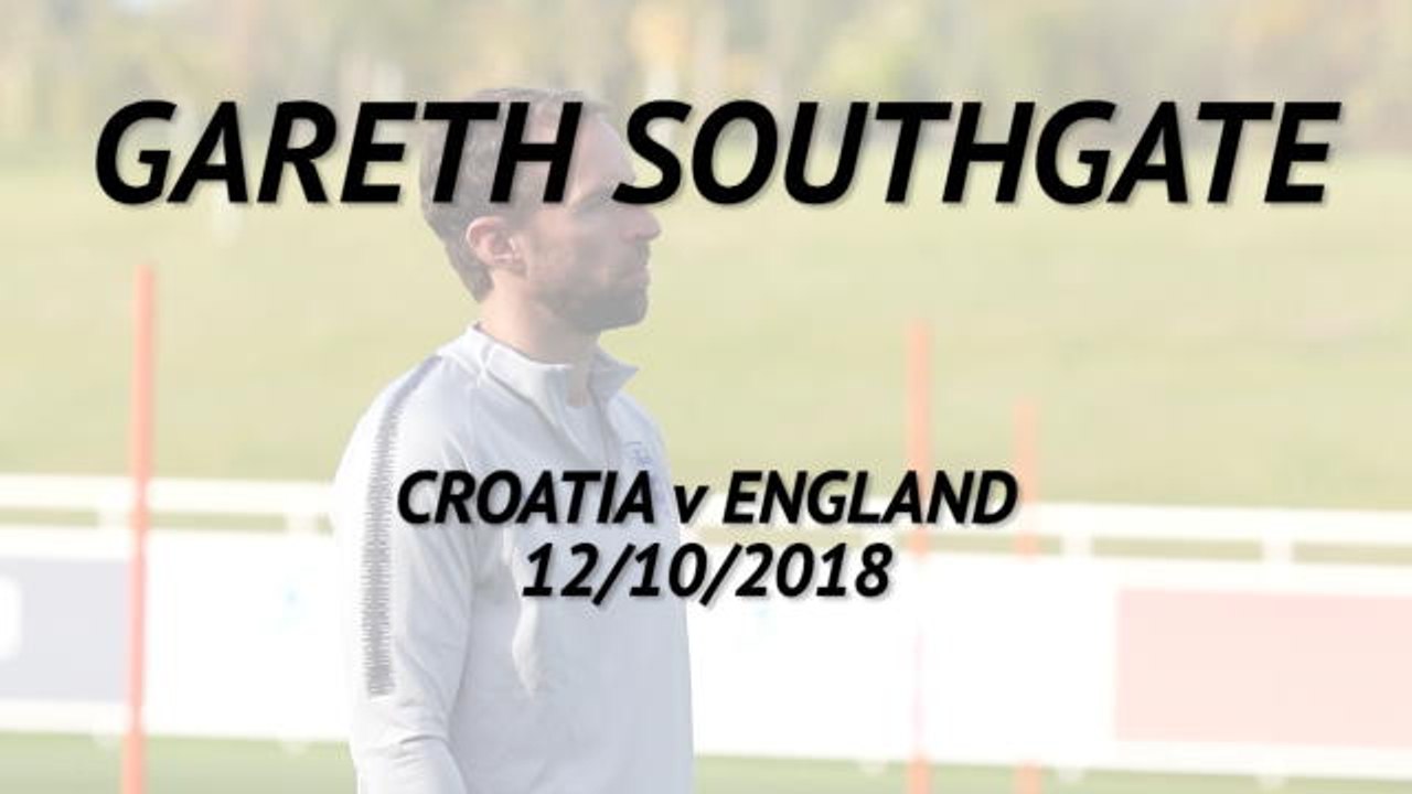 'Croatia is a good test for England' - Southgate's best bits