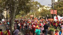 Manifestación del 12 de octubre en Barcelona