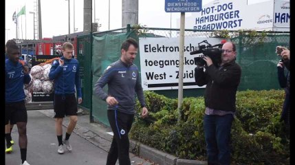 Fraudes dans le foot belge : Ivan Leko à l'entraînement à Bruges