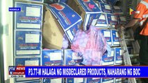 P3.77-M halaga ng misdeclared products, naharang ng BOC