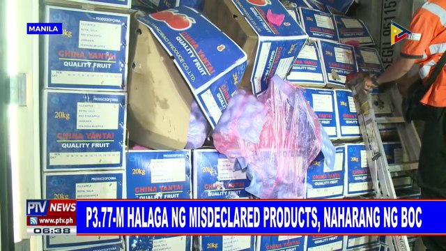 P3.77-M halaga ng misdeclared products, naharang ng BOC
