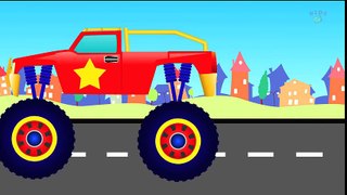 Tv cartoons movies 2019 Kids Channel Monster Truck   Formation and Stunts